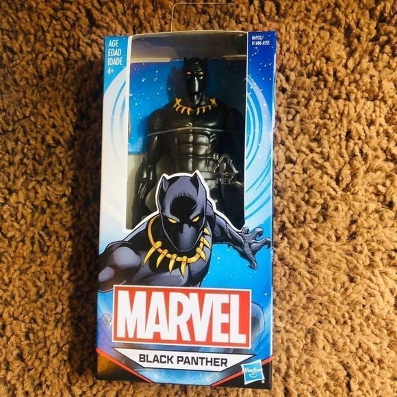 Brand New‎ Marvel Black Panther action figure by Hasbro, 6 inches tall For kids - Picture 2 of 4